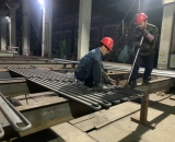 垂直水冷壁管片（8m）|φ32×8mm，截距62.5mm，5連根，總長8m|15CrMoG